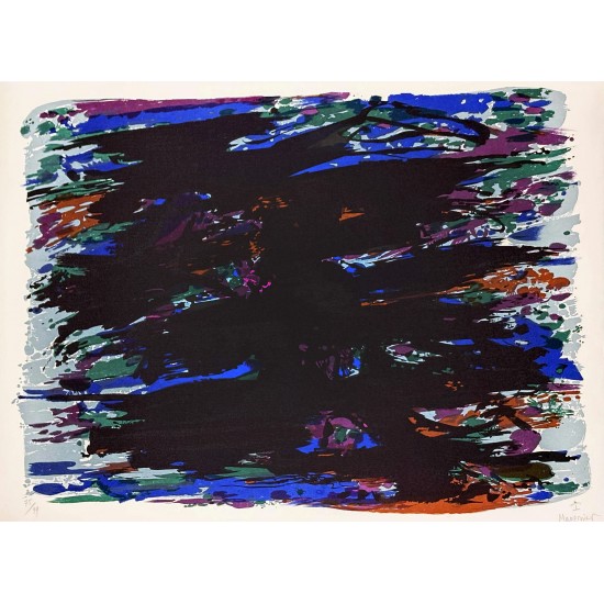 Alfred Manessier lithography 56x75 cm Le Jardin des Oliviers (1978)