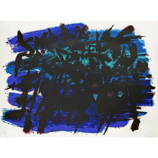 Alfred Manessier lithography 56x76 cm L'Arrestation de Jésus (1978)