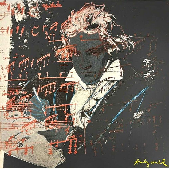 Andy Warhol "Beethoven" litografi Andy Warhol "Beethoven" litografi