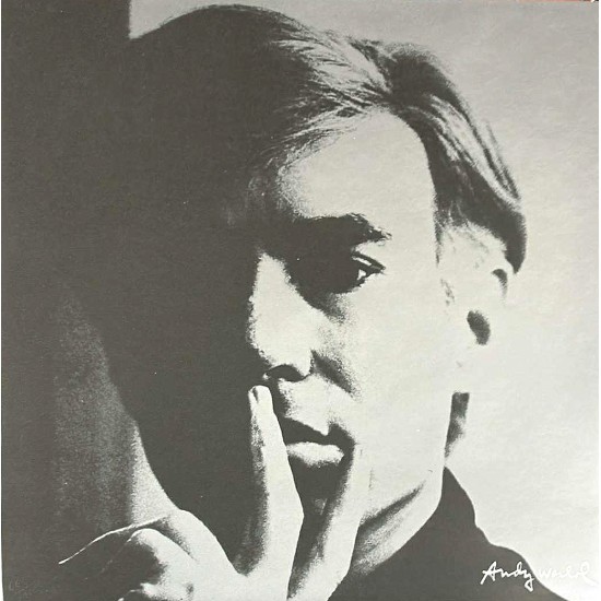 Andy Warhol “Selvportræt" litografi Andy Warhol “Selvportræt" litografi
