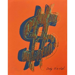 Andy Warhol  "Dollar"  litografi, 40x50 cm Andy Warhol  "Dollar"  litografi, 40x50 cm