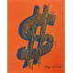Andy Warhol  "Dollar"  litografi, 40x50 cm