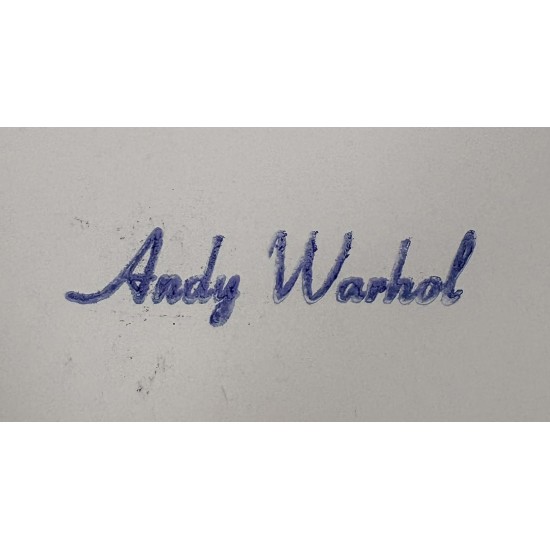 Andy Warhol “Muhammed Ali" Grafisk tryk,  Original signatur.
