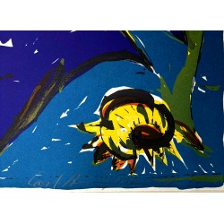 Carl-Henning Pedersen Stjernernes møde litografi Carl-Henning Pedersen Stjernernes møde litografi