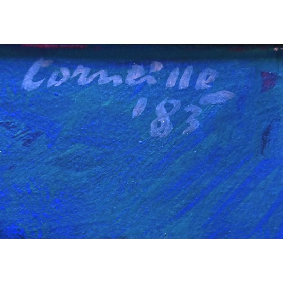 Corneille: Komposition med Kvinde og Fugl. Corneille: Komposition med Kvinde og Fugl.