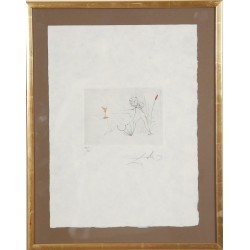 Salvador Dali (1904-1989) Petit nüs Ronsard