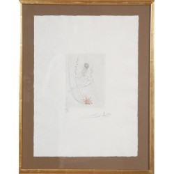 Salvador Dali (1904-1989) Petit nüs Ronsard