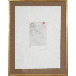Salvador Dali (1904-1989) Petit nüs Ronsard
