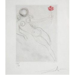 Salvador Dali (1904-1989) Petit nüs Ronsard