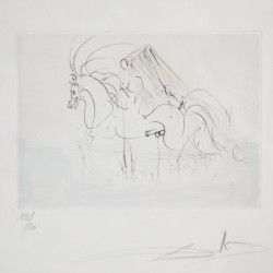 Salvador Dali (1904-1989) Petit nüs Ronsard