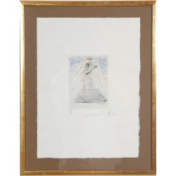 Salvador Dali (1904-1989) Petit nüs Ronsard