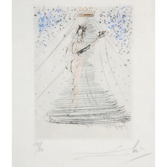 Salvador Dali (1904-1989) Petit nüs Ronsard