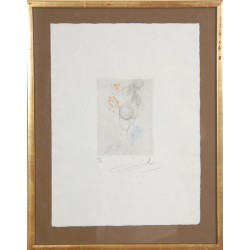 Salvador Dali (1904-1989) Petit nüs Ronsard