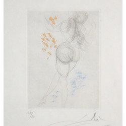 Salvador Dali (1904-1989) Petit nüs Ronsard