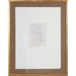Salvador Dali (1904-1989) Petit nüs Ronsard