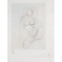 Salvador Dali (1904-1989) Petit nüs Ronsard