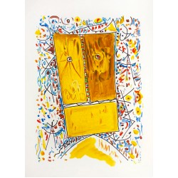 Egill Jacobsen (1910-1998): 'Maskefigur'. Egill Jacobsen (1910-1998): 'Maskefigur'.