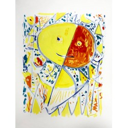 Egill Jacobsen (1910-1998): 'Maskefigur'. Egill Jacobsen (1910-1998): 'Maskefigur'.