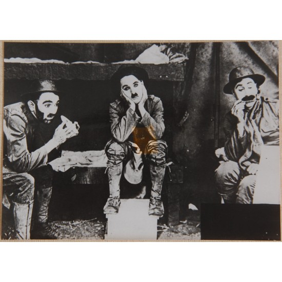Charlie Chaplin originale pressefotos fra Statens filmcentral 4stk