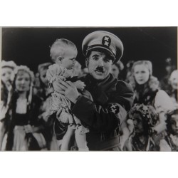 Charlie Chaplin original pressfotos from the movie The Great Dictator 2pcs