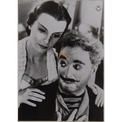 Charlie Chaplin pressfotos from the Danish; Statens Filmcentral