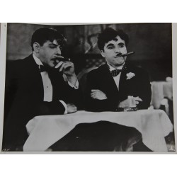Charlie Chaplin pressfotos from the Danish; Statens Filmcentral