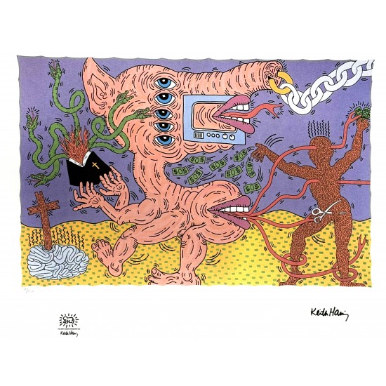 Keith Haring (USA, 1958-1990) "Pop-Art"