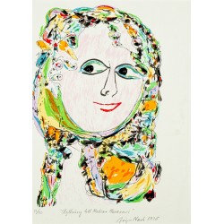 Jørgen Nash (1920-2004). 'Hommage à Melina Mercouri'. 