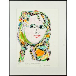 Jørgen Nash (1920-2004). 'Hommage à Melina Mercouri'. 