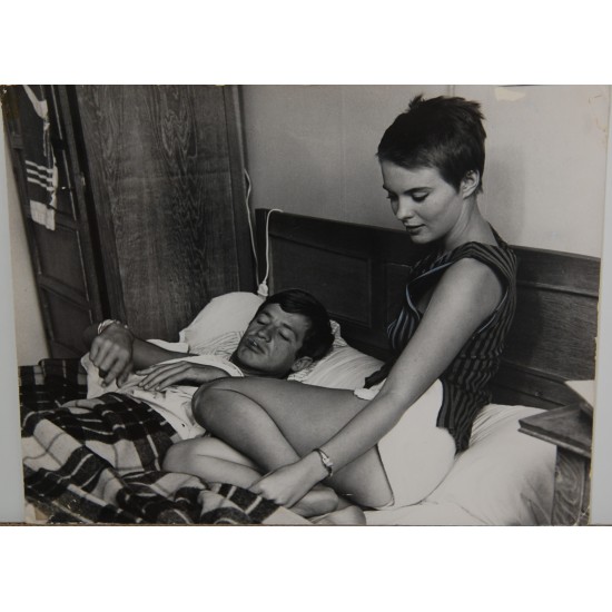 Jean-Paul Belmondo og Jean Seberg Originale pressefotos 2stk