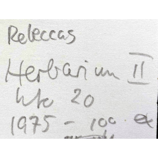Per Kirkeby Rebeccas Herbarium 2 Per Kirkeby Rebeccas Herbarium 2
