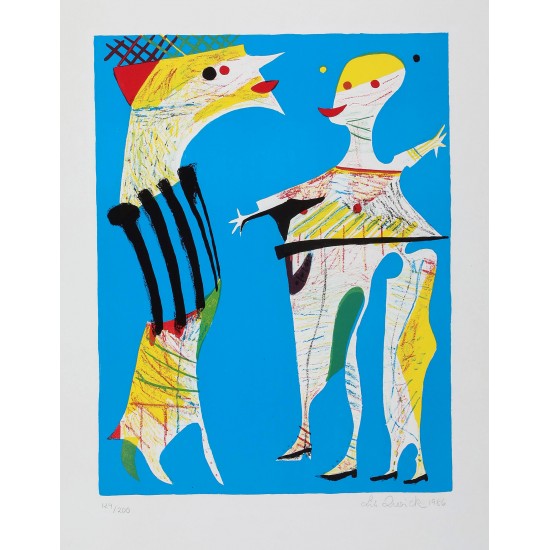 Lis Zwick (1942-2020):  litografi