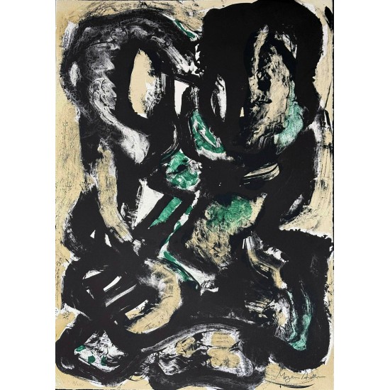 Mogens Andersen Litografi 76x55cm