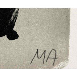 Mogens Andersen Litografi 77x56cm Mogens Andersen Litografi 77x56cm