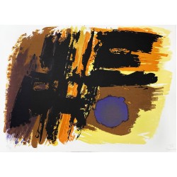 Alfred Manessier Litografi 56x76 cm. Composition Abstraite (1975) Alfred Manessier Litografi 56x76 cm. Composition Abstraite (1975)