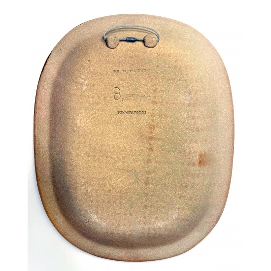 Jens Birkemose, keramisk fad, signeret B.