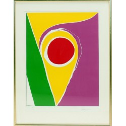 Richard Mortensen (1910-1993): 'Stimuli' nr. 3', serigrafi.