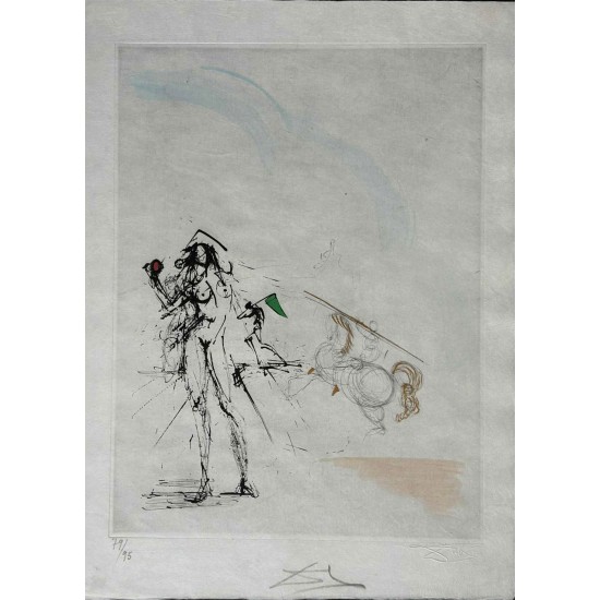 Salvador Dali (1904-1989) Les amours de Cassandre