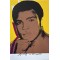 Andy Warhol “Muhammed Ali" Grafisk tryk med original signatur.
