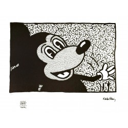 Keith Haring Lithography Mickey Mouse 70x50cm