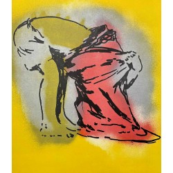 Per Kirkeby Englebarnet, litografi