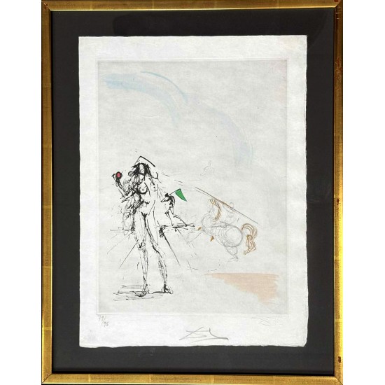 Salvador Dali (1904-1989) Les amours de Cassandre