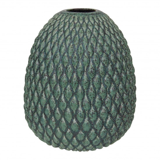 Anders Børgesen new green stoneware vase H: 17cm