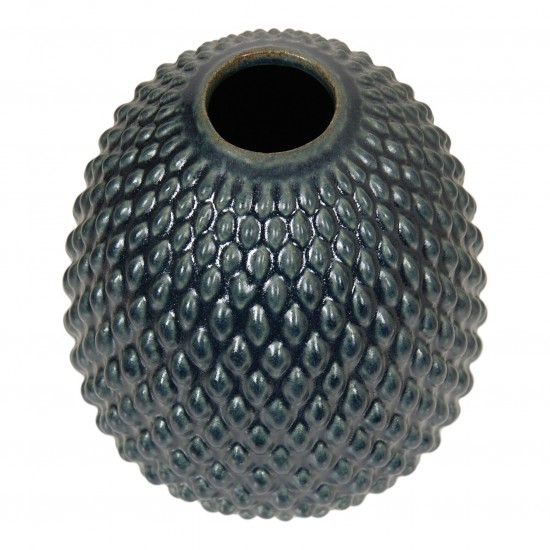 Anders Børgesen new blue stoneware vase H: 17cm