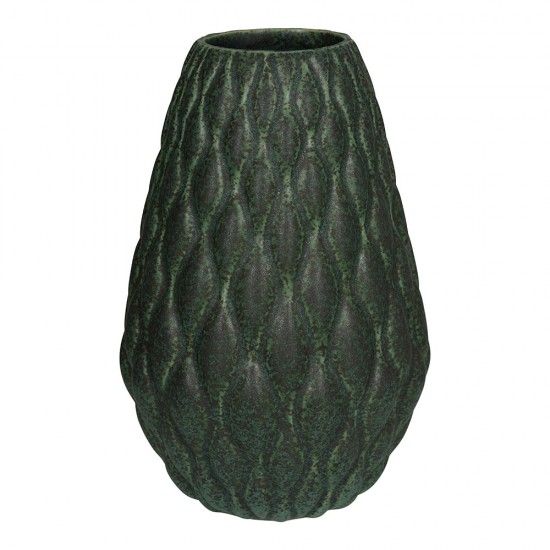 Anders Børgesen 101 vase med grøn glasur H: 21