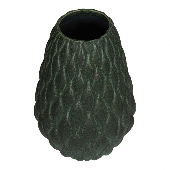 Anders Børgesen new green stoneware vase H: 21
