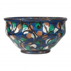 Herman Kähler vase marineblå H: 14,5 Herman Kähler vase marineblå H: 14,5