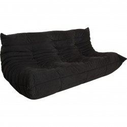 Lignet Roset 3.personers TOGO sofa i gråt Alcantara stof