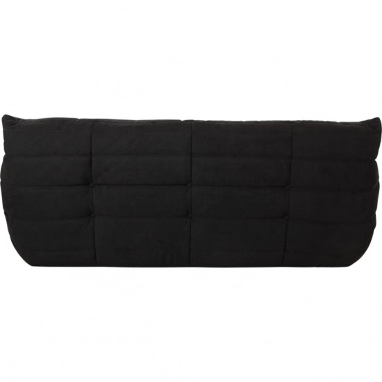 Lignet Roset 3.personers TOGO sofa i gråt Alcantara stof