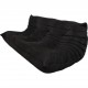 Lignet Roset 3.personers TOGO sofa i gråt Alcantara stof